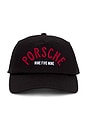 view 2 of 3 SOMBRERO PORSCHE HAT IN BLACK in Black