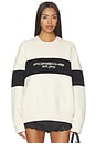 view 2 of 6 x Revolve Calvin Knit Crewneck in Ivory & Black