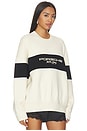 view 4 of 6 x Revolve Calvin Knit Crewneck in Ivory & Black