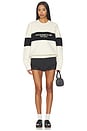 view 6 of 6 x Revolve Calvin Knit Crewneck in Ivory & Black