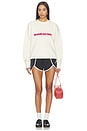 view 5 of 4 SUDADERA SABINE SWEATSHIRT in Ivory & Red