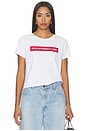 view 1 of 4 T-SHIRT PORSCHE BABY TEE in White & Red