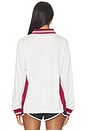 view 4 of 4 x Revolve 959 Unisex Long Sleeve Jersey in White & Red