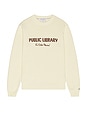 view 4 of 5 Public Library Knitted Crew Jumper in Ecru