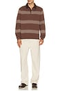 view 4 of 4 Editor Rugby Sweatshirt in Espresso