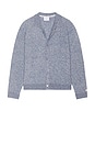 view 5 of 4 Archive Knitted Cardigan in Heather Blue