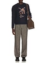 view 5 of 5 Miller Jacquard Jumper in Navy