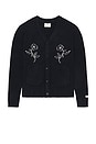 view 5 of 4 Gibson Jacquard Cardigan in Navy