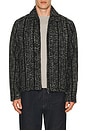 view 1 of 5 Ingelo Zip Wool Boxy Jacket in Black