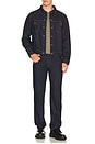 view 3 of 4 Western Trucker Jacket in Dark Indigo