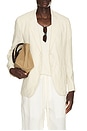 view 1 of 4 Tailored Linen Blazer in Cream