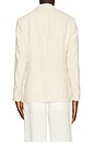 view 2 of 4 Tailored Linen Blazer in Cream