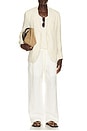 view 3 of 4 Tailored Linen Blazer in Cream