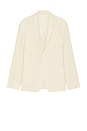 view 4 of 4 Tailored Linen Blazer in Cream