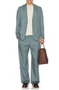 view 3 of 4 Lyocell Regular Blazer in Slate Blue
