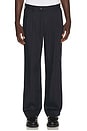 view 1 of 5 Pleated Leg Trousers in Navy