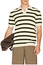 view 1 of 4 Stine Knitted Polo in Ecru
