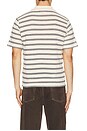 view 2 of 5 Moore Open Collar Polo in Ecru & Black