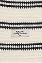 view 5 of 5 Moore Open Collar Polo in Ecru & Black