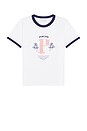 view 5 of 4 Tucker Ringer Tee in White