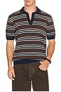 view 1 of 4 Casa Martini Knitted Polo in Navy