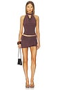 view 5 of 6 Kylie Skort in Mahogany