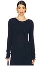 view 1 of 4 Claudine Knit Cardigan in Midnight