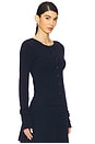 view 2 of 4 Claudine Knit Cardigan in Midnight