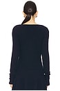 view 3 of 4 Claudine Knit Cardigan in Midnight
