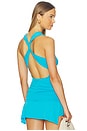 view 1 of 5 Kylie Cross Back Top in Ocean