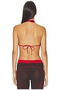 view 4 of 4 Blanche Halter Top in Red Sandstone