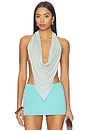 view 1 of 4 Blanche Halter Top in Mist