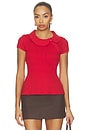 view 1 of 4 Ferdinand Polo Top in Tomato