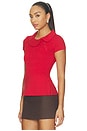 view 2 of 4 Ferdinand Polo Top in Tomato