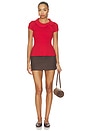 view 5 of 4 Ferdinand Polo Top in Tomato