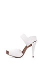 view 5 of 5 Peony Heel in White Cervo