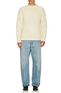 view 3 of 4 Hudson Aran Sweater in Ecru