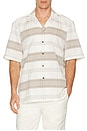 view 4 of 5 Quay Cuban Collar Shirt in White Grid
