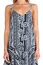view 4 of 6 Triangle Slip Mini Dress in Bandana Print in Navy