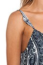 view 5 of 6 Triangle Slip Mini Dress in Bandana Print in Navy