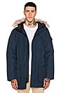 view 2 of 5 Hoosac Hooded Down Mountain Parka with Faux Fur in Navy