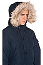 view 5 of 5 Hoosac Hooded Down Mountain Parka with Faux Fur in Navy