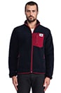 view 1 of 6 Lavic Pile Fleece Jacket in Navy
