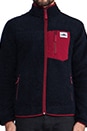 view 5 of 6 Lavic Pile Fleece Jacket in Navy