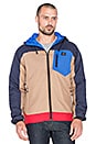 view 1 of 5 Forfields Thermal Insulated Utility Jacket in Navy