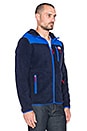 view 3 of 4 Carson Hooded Fleece Jacket in Navy
