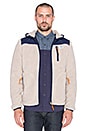 view 2 of 5 Carson Hooded Fleece Jacket in Tan