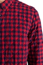 view 5 of 6 Kemsey Quilted Shirt in Red/ Navy in Red & Navy