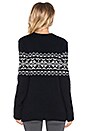view 3 of 3 Hickman Snowflake Sweater in Navy