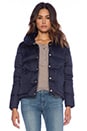 view 2 of 3 Rockwool Shearling Collar Down Jacket in Navy
